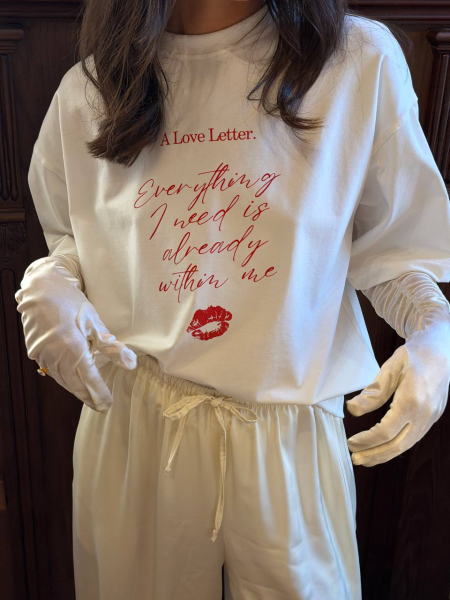 Футболка Love Letter TRES, цвет: белый, НФ-00002723 купить онлайн