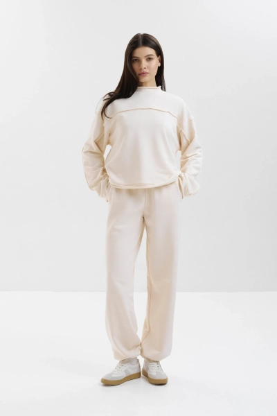 Свитшот с вывернутыми швами marte, цвет: оранжевый,  купить онлайн