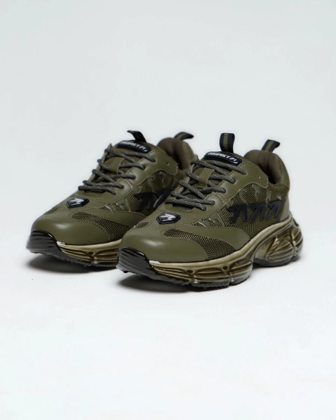 Кроссовки с резиновыми каплями ASIA ST 71, цвет: зеленый Ast71.sneakers-rubberdrop-khaki | новая мужская коллекция купить онлайн
