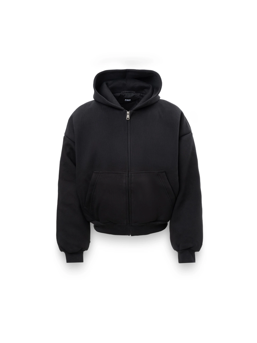 Бомбер укороченный ABC, цвет: Черный, 00-215 купить онлайн