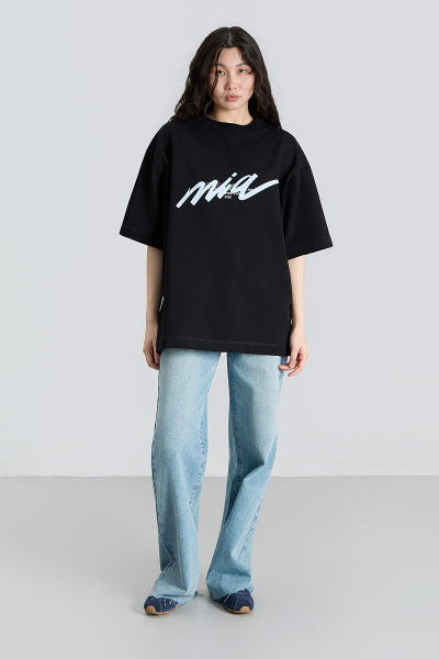 Футболка с логотипом MIA AIM, цвет: Черный, MIA380/441/LINE купить онлайн