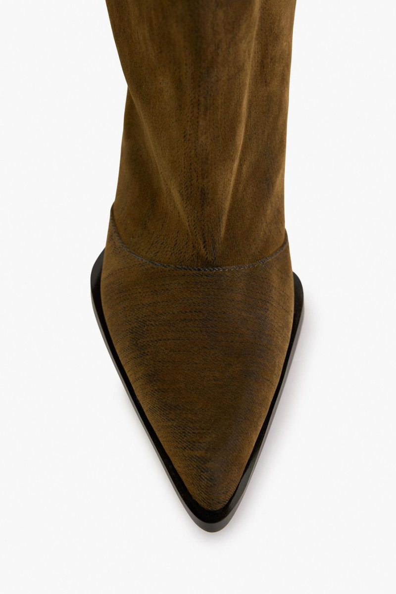 Сапоги из денима Lera Nena, цвет: коричневый LNU.402.18694.700 купить онлайн