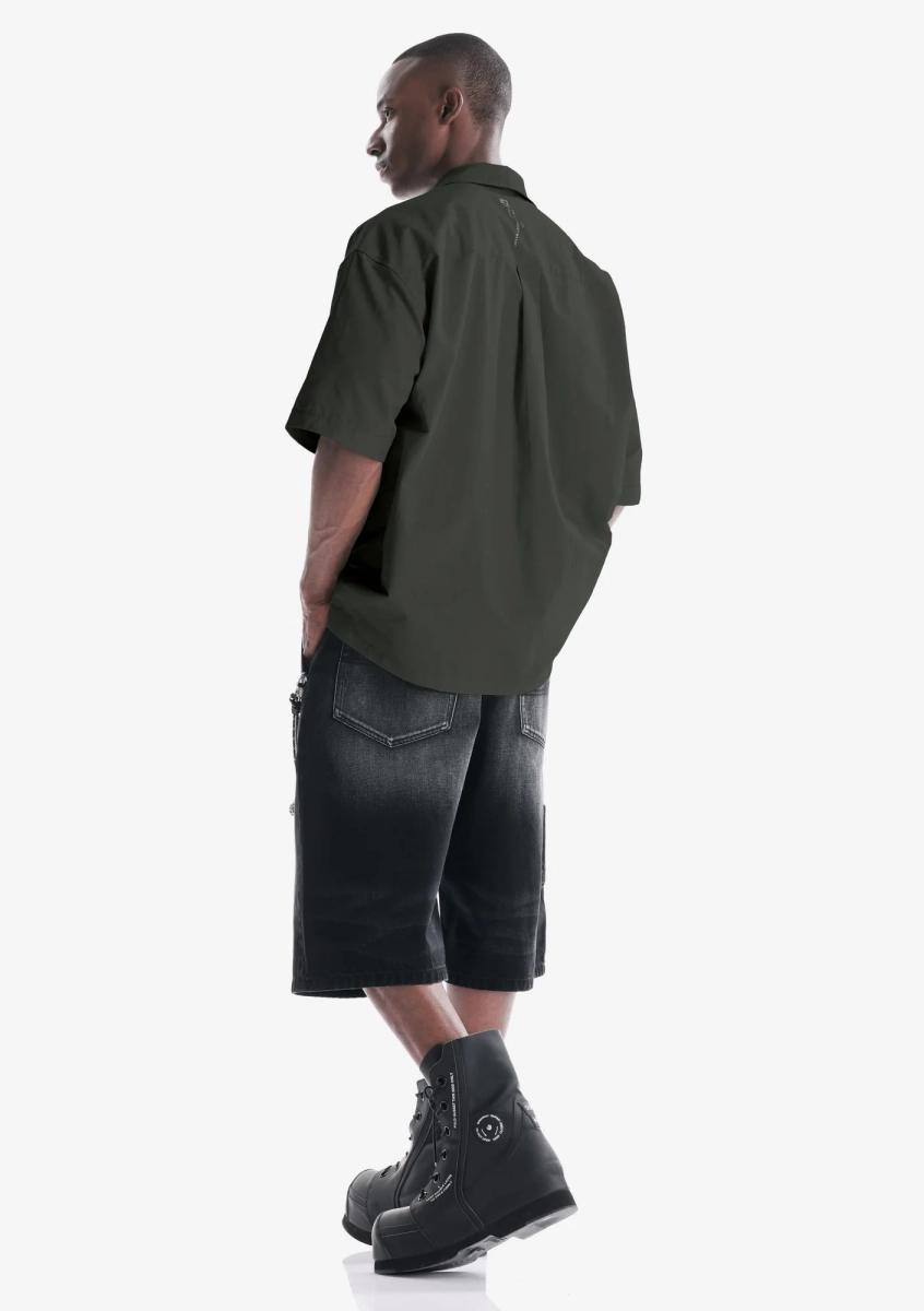 Рубашка KRAKATAU, цвет: темный елово-серый, Nm80-513 купить онлайн