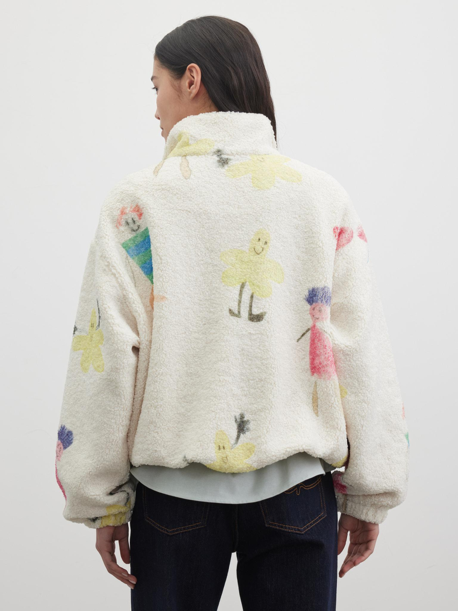 Анорак из флиса Chaika, цвет: белый, SS26AN03-101 купить онлайн