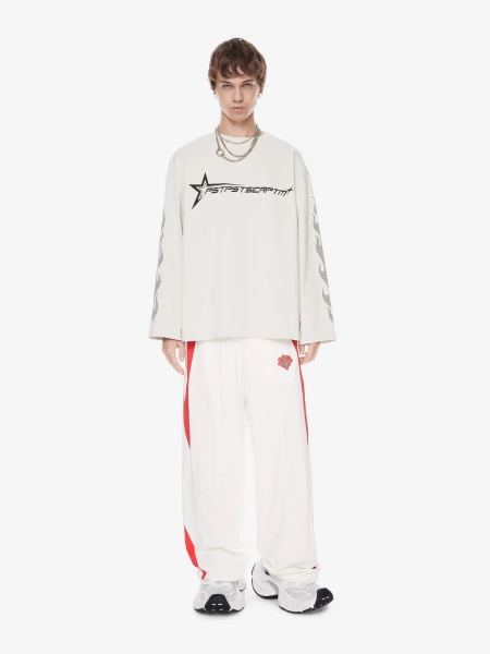 Лонгслив с потертым принтом p.p.s., цвет: белый, 1124.001.00.02.101 купить онлайн