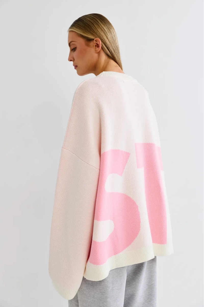 Джемпер c логотипом Erist store, цвет: розовый, НФ-00003254 купить онлайн