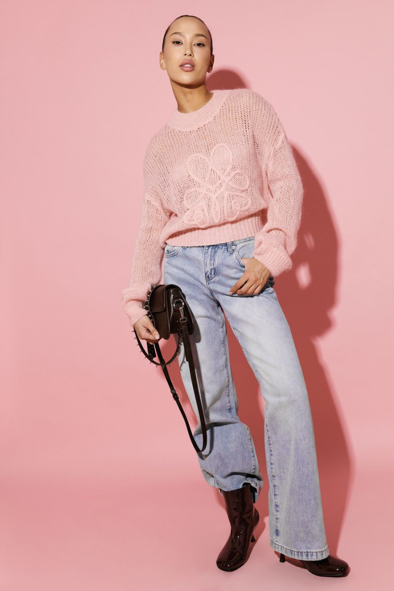 Джемпер-паутинка TOPTOP, цвет: розовый, TT.050.18824.300 купить онлайн