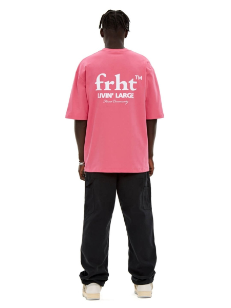 Футболка с принтом FRHT, цвет: розовый, TSLVNLPNK купить онлайн