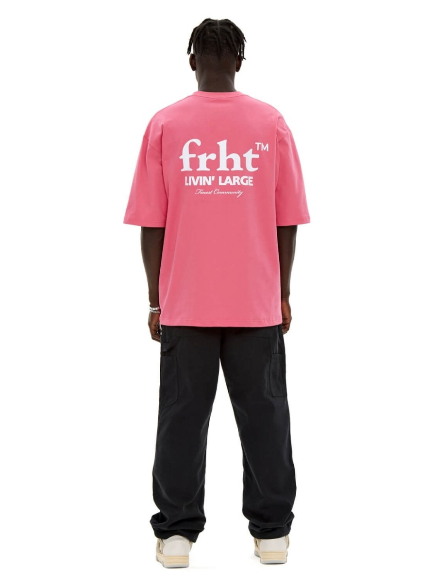 Футболка с принтом FRHT, цвет: розовый, TSLVNLPNK купить онлайн