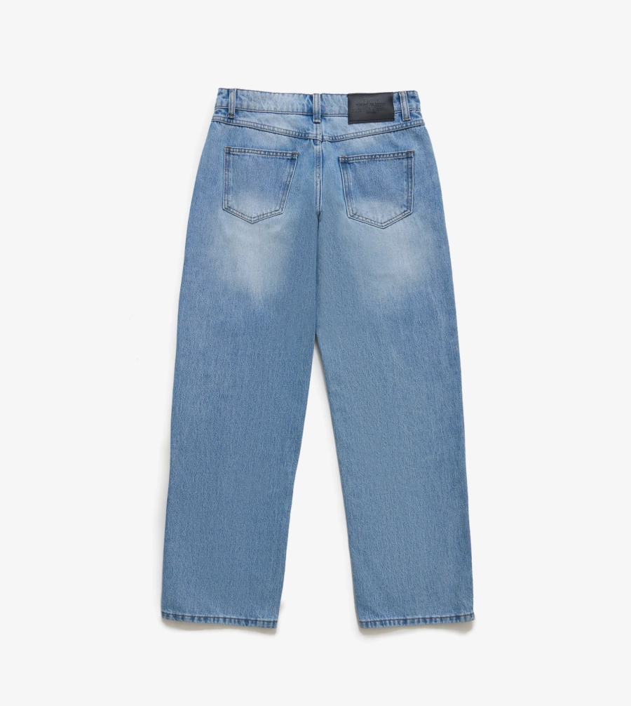 Прямые джинсы средней посадки F | ABLE, цвет: винтажный голубой, JNS-FBL-VNTG-RLXD-BL купить онлайн