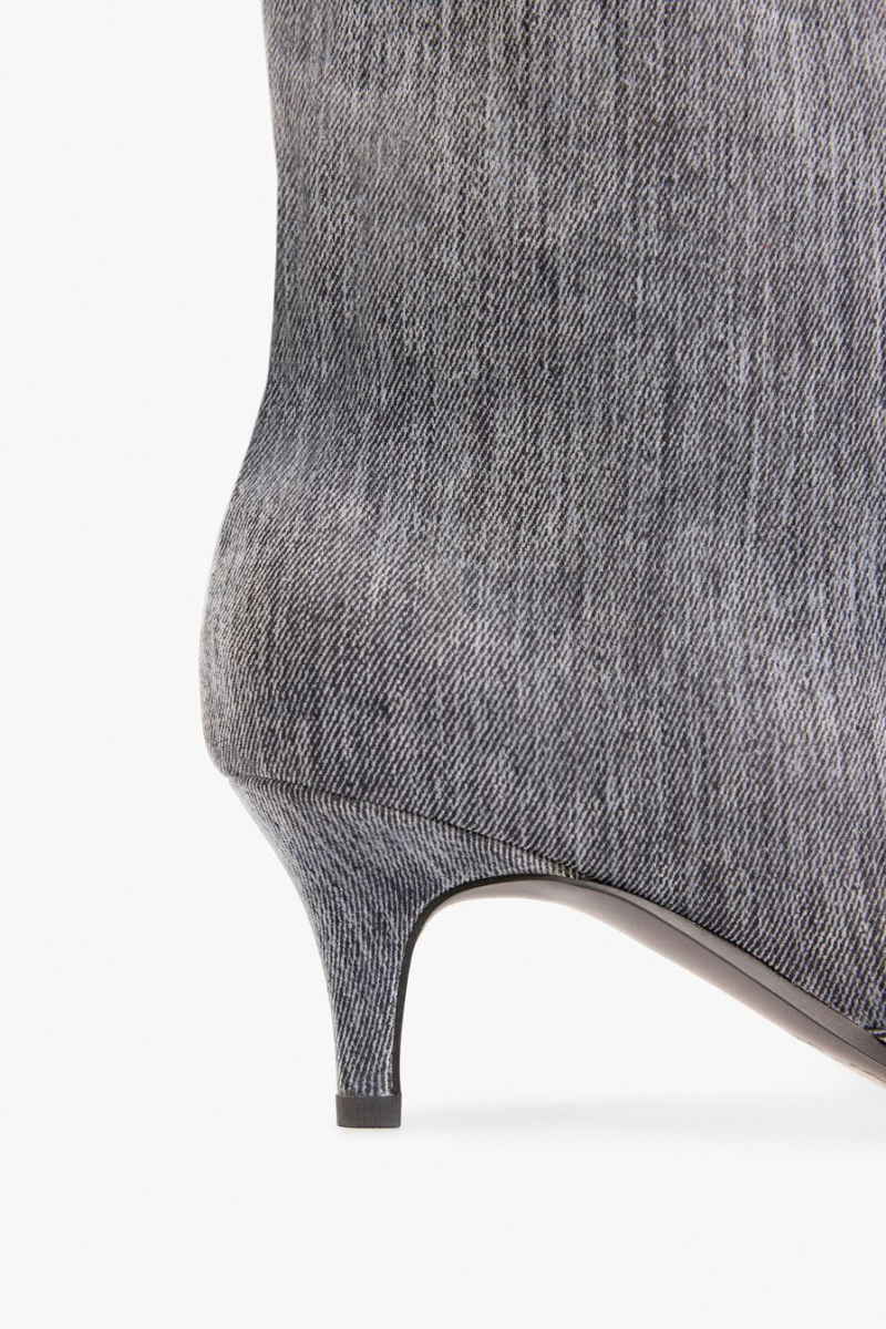 Сапоги из денима Lera Nena, цвет: серый LNU.402.18694.800 купить онлайн