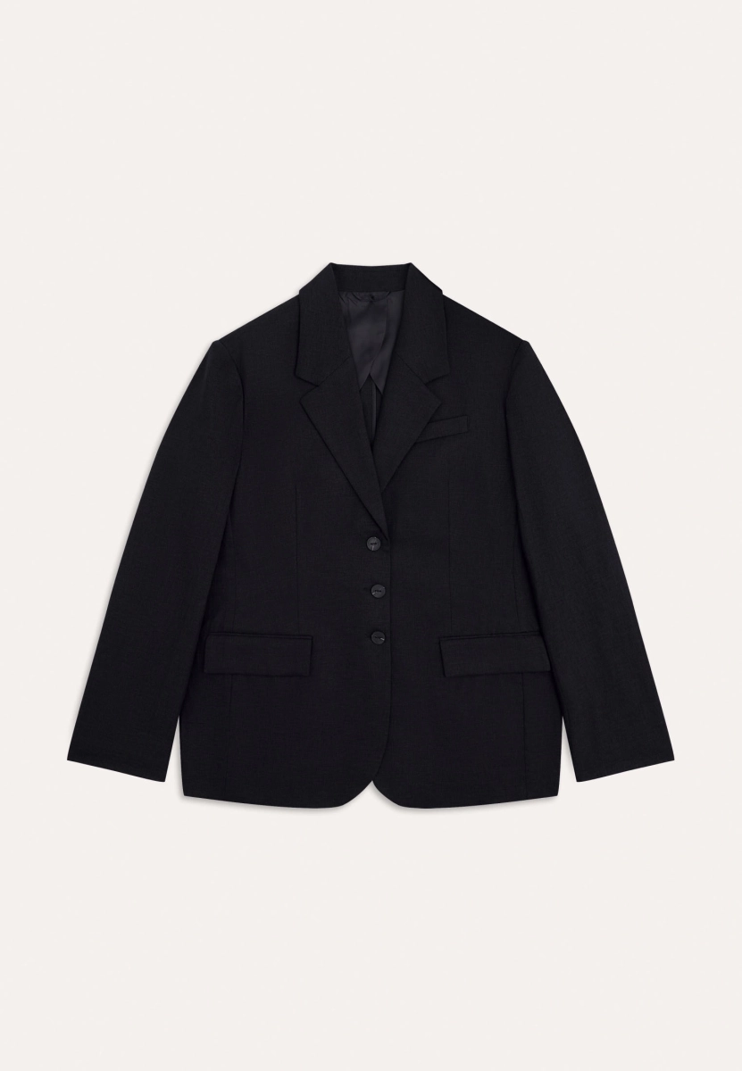 Женский жакет льняной MUTED, цвет: Черный, 904737.WJKT0001_Black купить онлайн