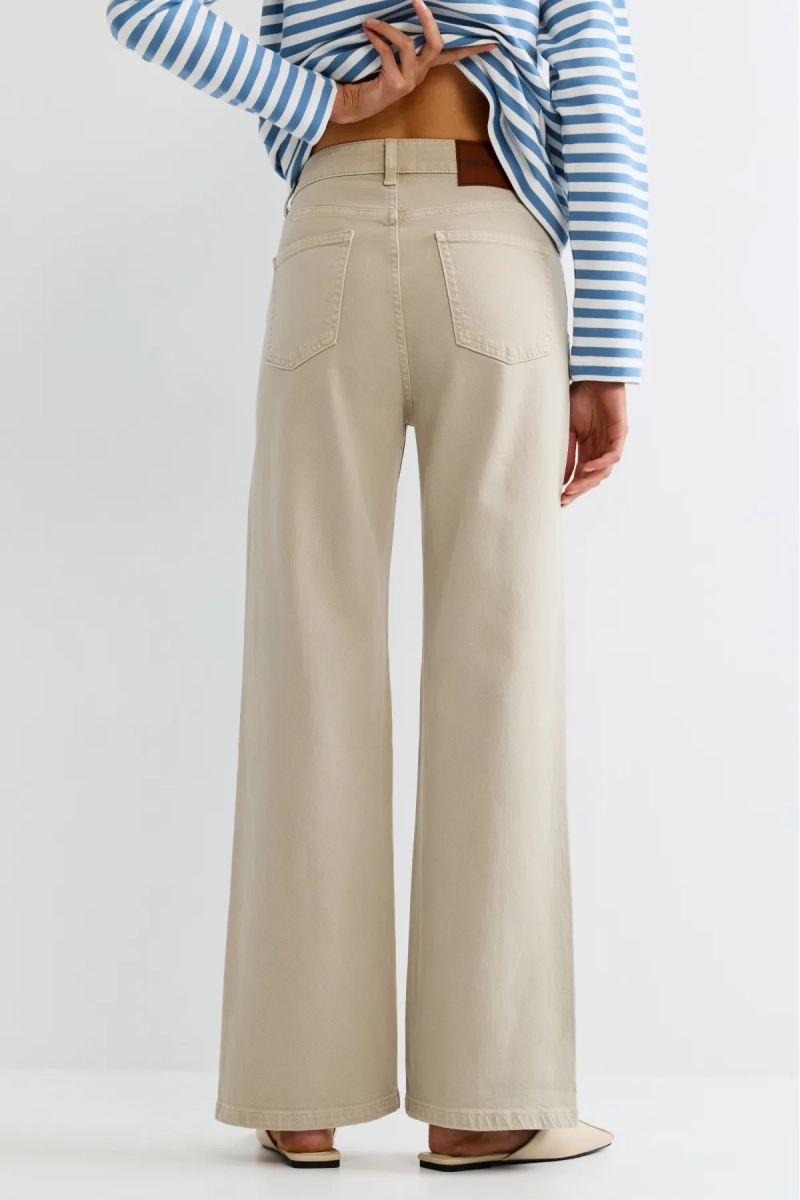 Джинсы прямые Erist store, цвет: бежевый, НФ-00003245 купить онлайн