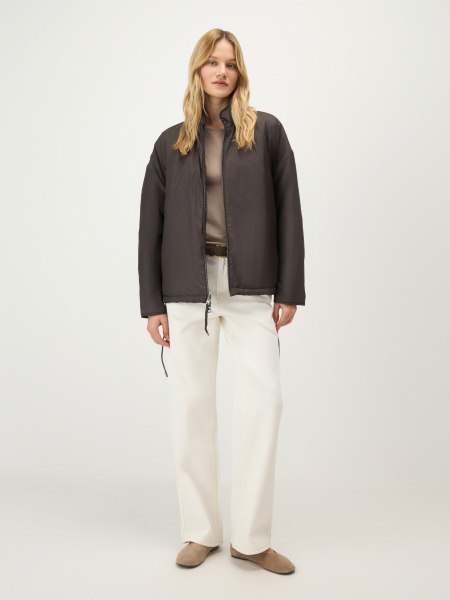 Куртка-бомбер двусторонняя Conso, цвет: коричневый, SES 260111 - коричневый купить онлайн