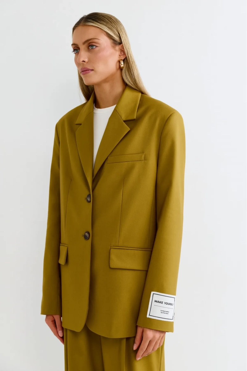 Жакет оверсайз Erist store, цвет: зеленый, НФ-00003088 купить онлайн