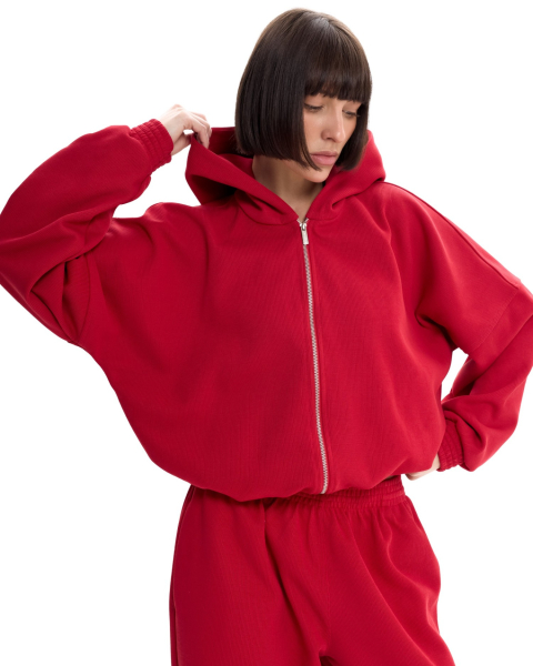 Костюм из облегченного вязаного футера Suborbia, цвет: красный, 006884 купить онлайн