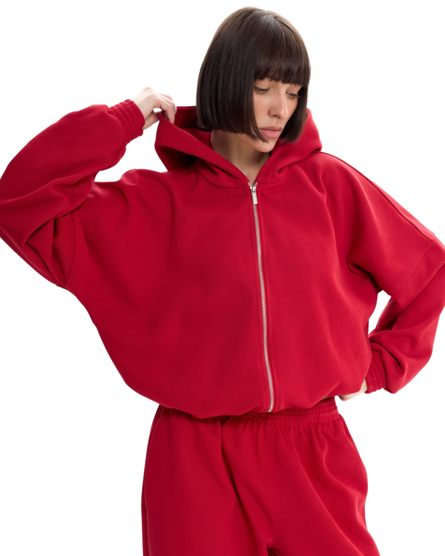 Костюм из облегченного вязаного футера Suborbia, цвет: красный, 006884 купить онлайн