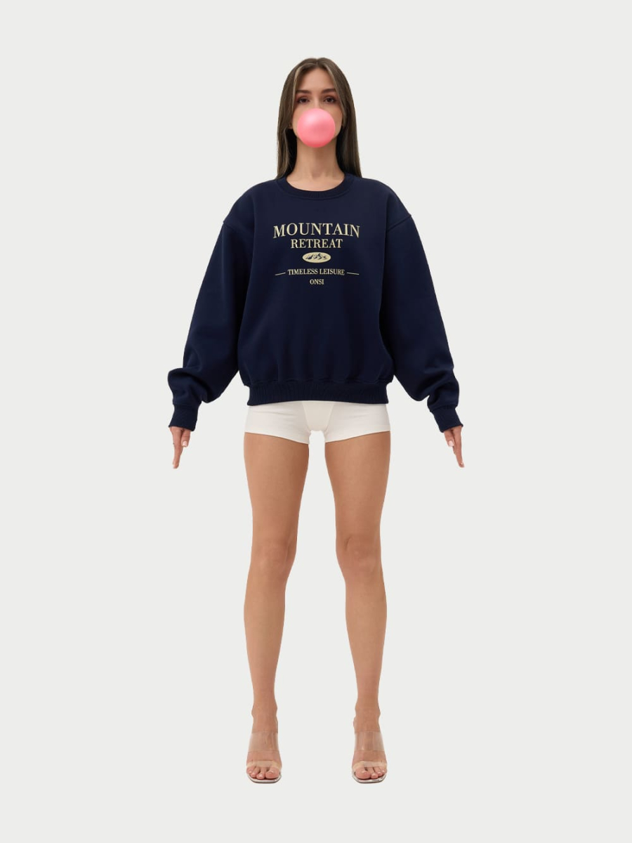 Свитшот с начесом