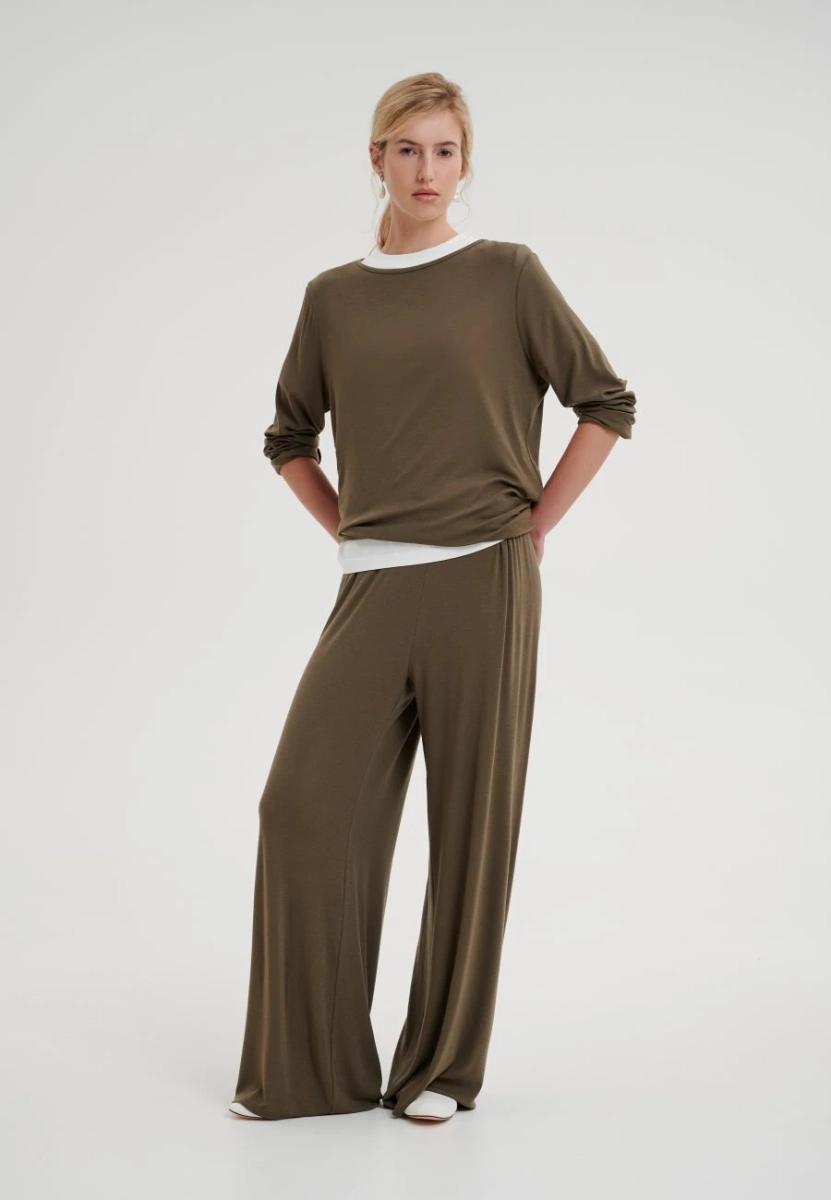 Лонгслив свободного кроя CHUBA, цвет: зеленый,  купить онлайн