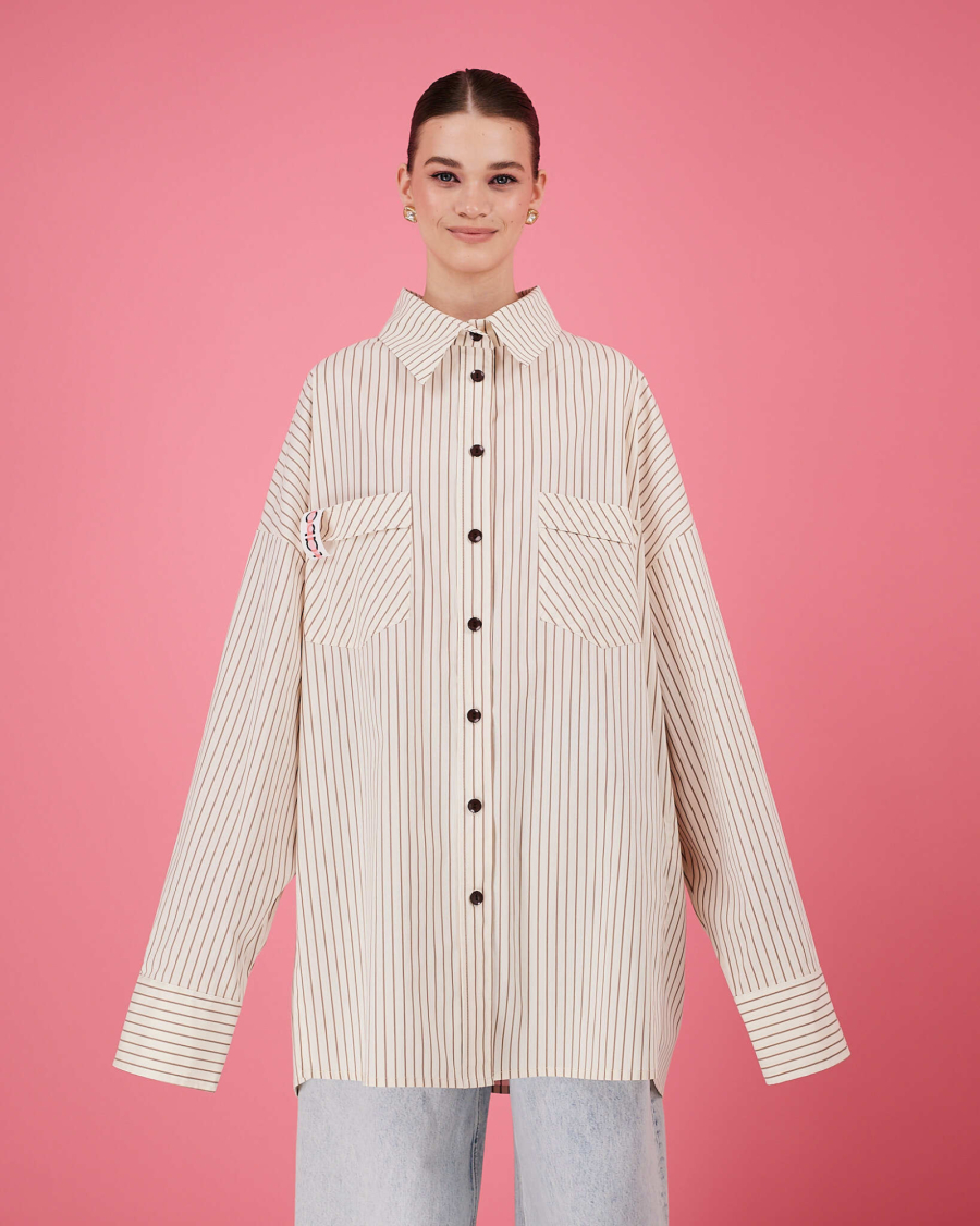 Рубашка макси оверсайз #34