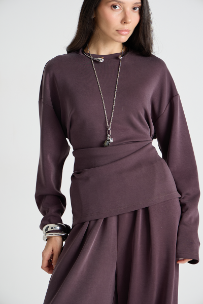 Костюм: лонгслив+брюки MIA AIM, цвет: фиолетовый, MIA742 купить онлайн