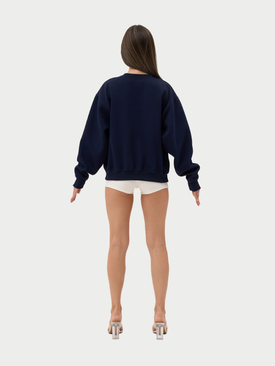 Свитшот с начесом ONSI, цвет: синий,  купить онлайн