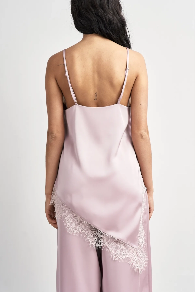 Топ с кружевом Erist store, цвет: розовый, НФ-00003468 купить онлайн