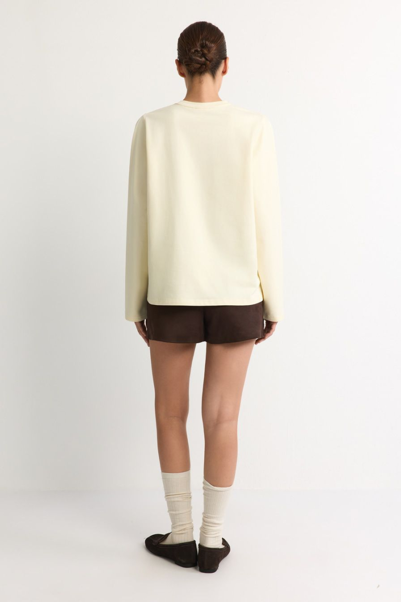 Лонгслив из смесового хлопка TOPTOP, цвет: Желтый, TT.025.12361.200 купить онлайн