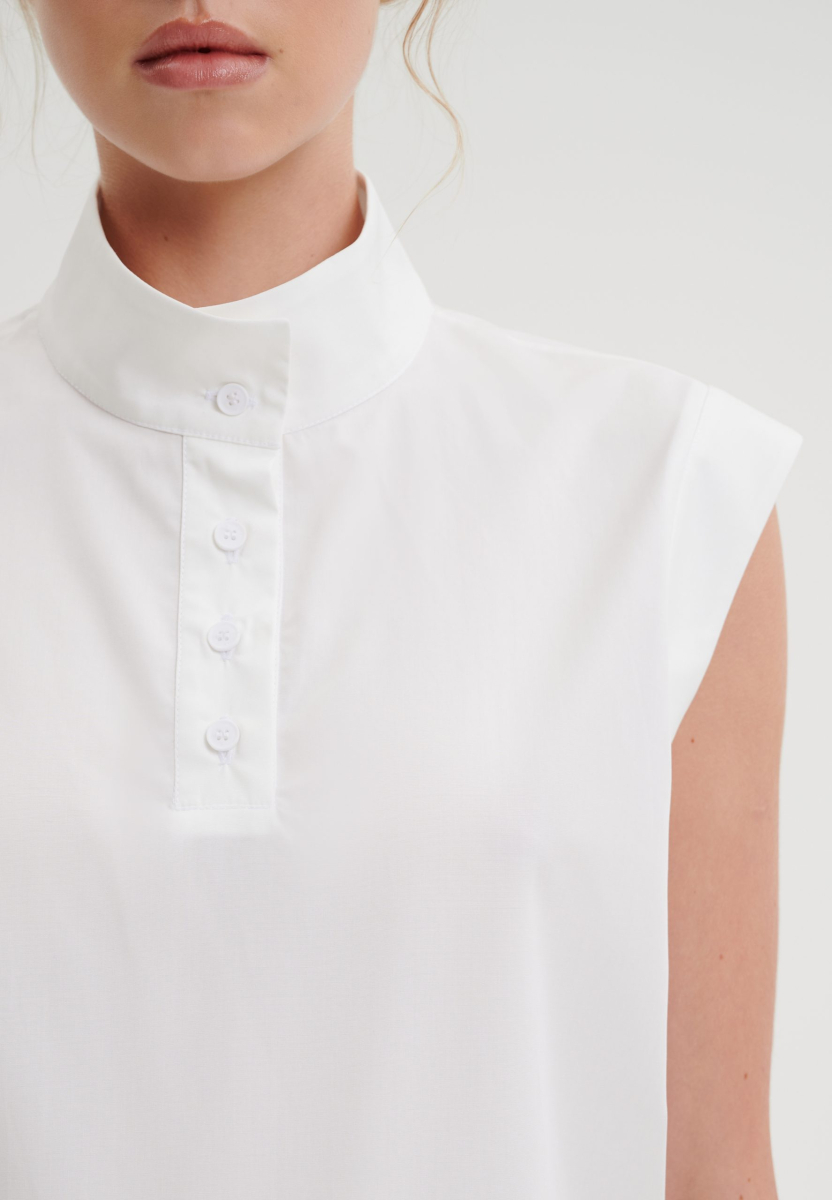 Рубашка без рукавов CHUBA, цвет: белый,  купить онлайн