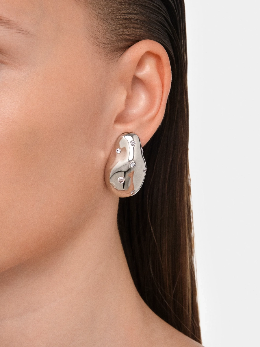 Моносерьга барочная жемчужина RUSHEV RSHV_SS25_EA7S купить онлайн