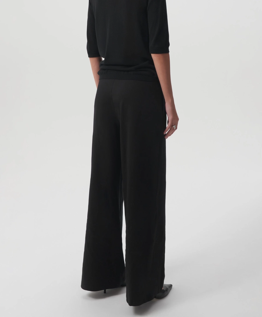 Брюки трикотажные средней посадки GLVR, цвет: Черный,  купить онлайн