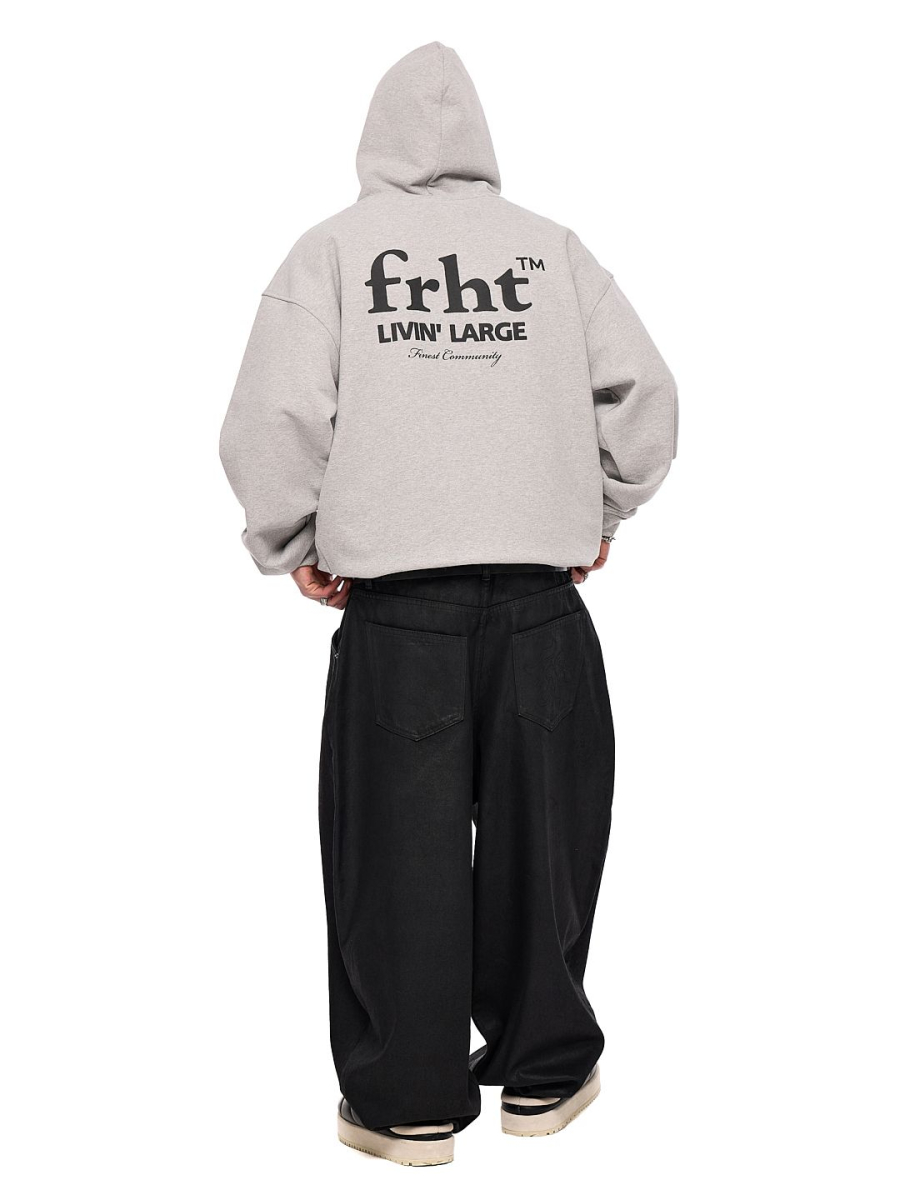 Худи с принтом FRHT, цвет: меланж, HDLVNLRGMLG купить онлайн