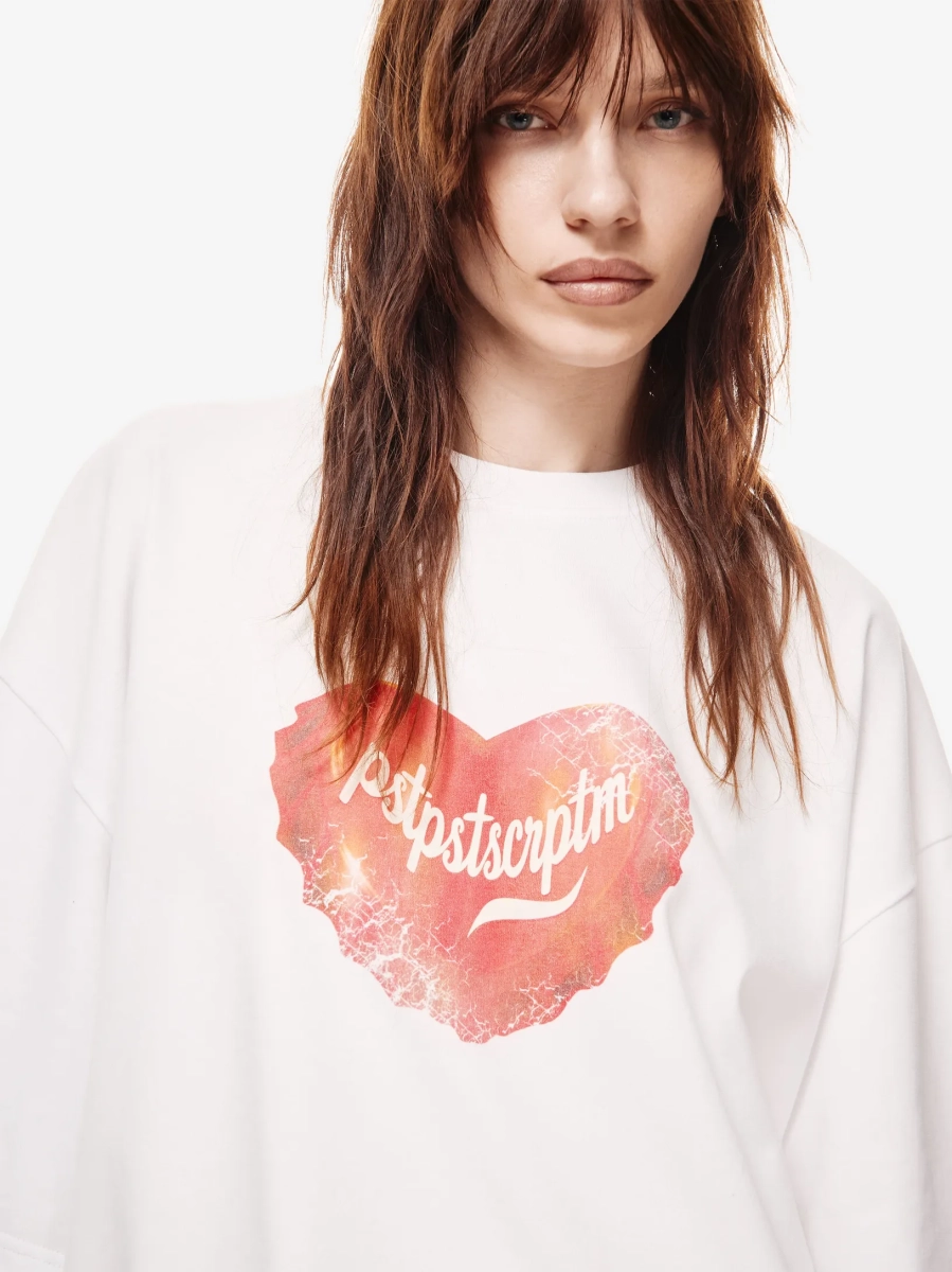 Футболка оверсайз с принтом p.p.s., цвет: белый, 1039.01.00.WTE купить онлайн