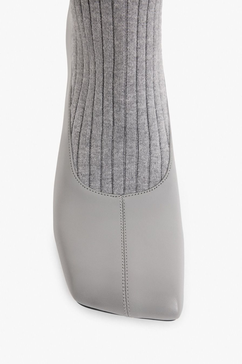 Сапоги с квадратным мысом Lera Nena, цвет: серый LNU.402.19386.800 купить онлайн