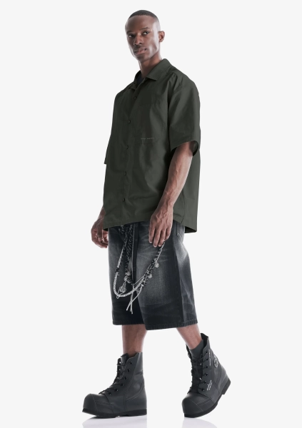 Рубашка KRAKATAU, цвет: темный елово-серый, Nm80-513 купить онлайн