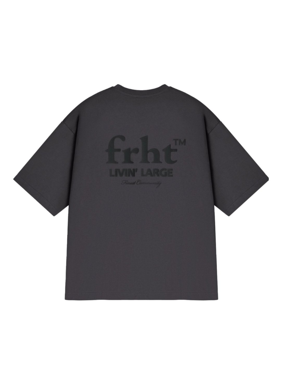 Футболка с принтом FRHT, цвет: графит, TSLVNLGRP купить онлайн