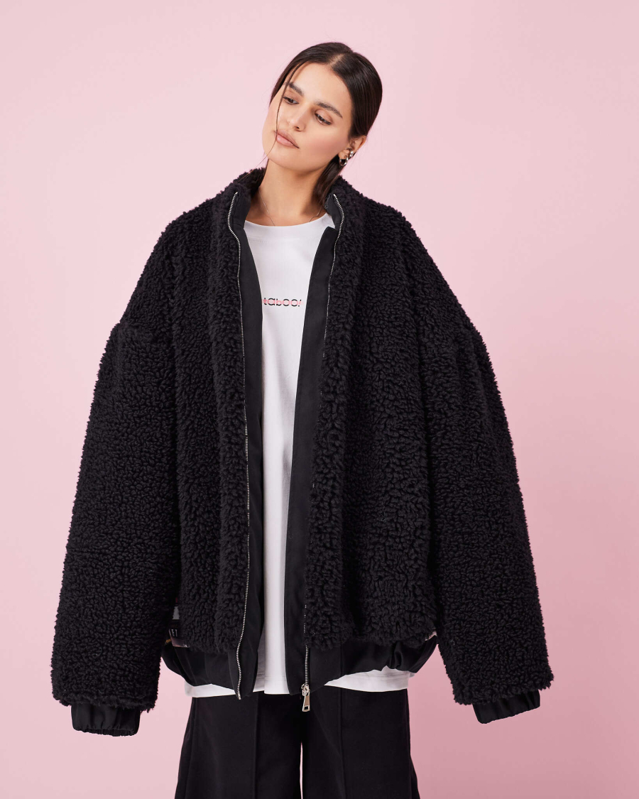 Бомбер с кассетами TABOO, цвет: Черный, Brkass купить онлайн