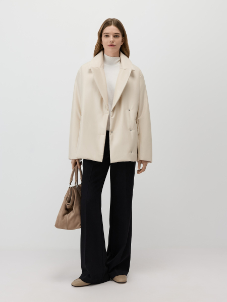 Двубортное полупальто Conso, цвет: белый, SEM 260122 - молочный купить онлайн