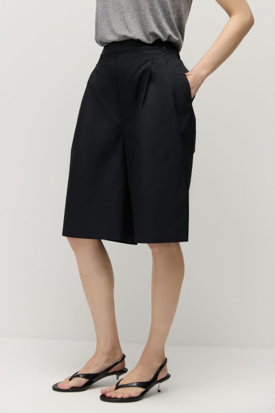 Бермуды из итальянского хлопка AROUND, цвет: чернильный, 289_67CP01 купить онлайн