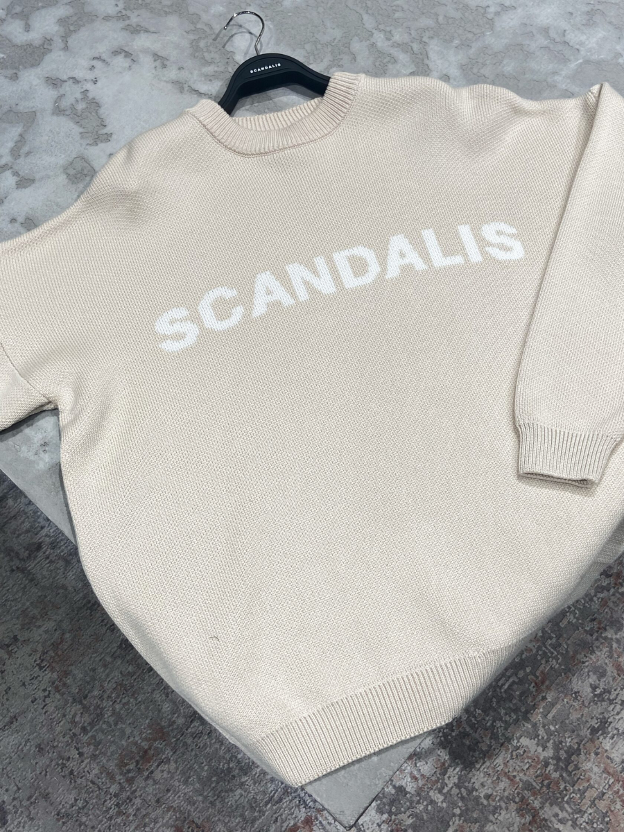 Свитер 2 SCANDALIS, цвет: молочный, Вяз011а купить онлайн Свитер 2 SCANDALIS, цвет: молочный, Вяз011а купить онлайн