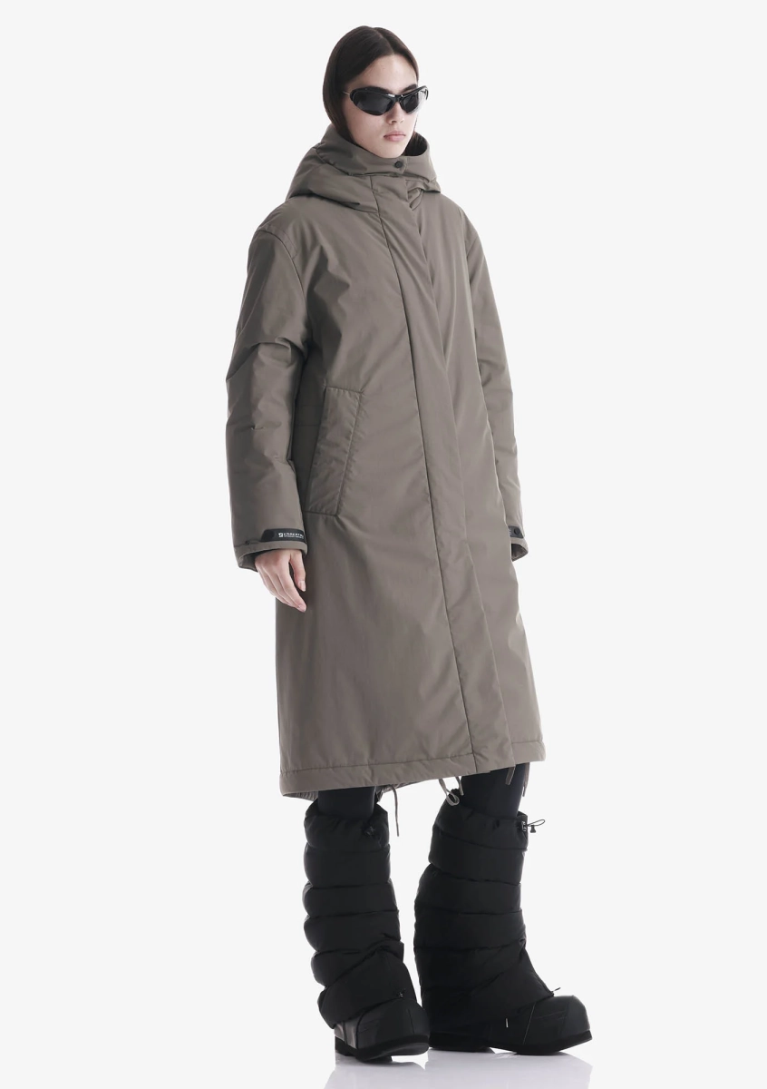 Удлинённая парка KRAKATAU, цвет: хаки, Qw536-86 купить онлайн