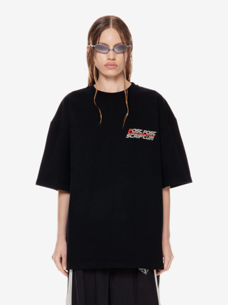 Футболка оверсайз с принтом