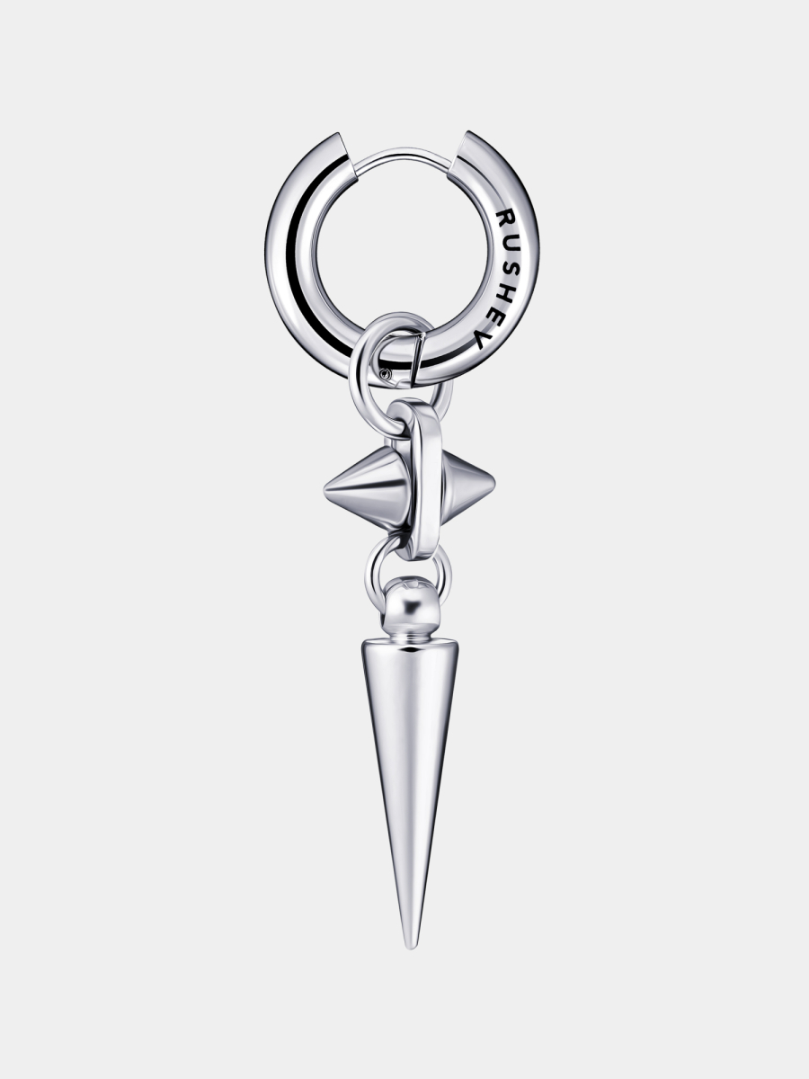 Моносерьга с шипом