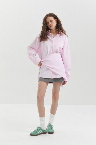 Рубашка с косынкой marte, цвет: розовый,  купить онлайн