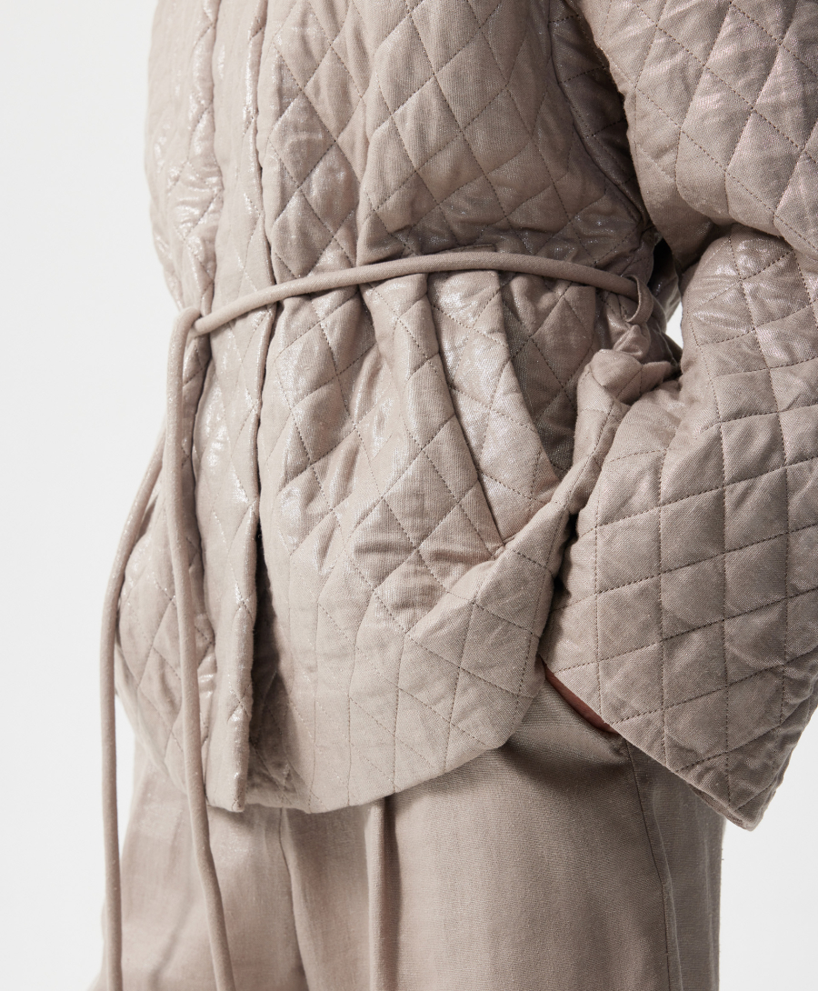 Стеганая легкая куртка GLVR, цвет: серый, 126G22GAC4113 купить онлайн