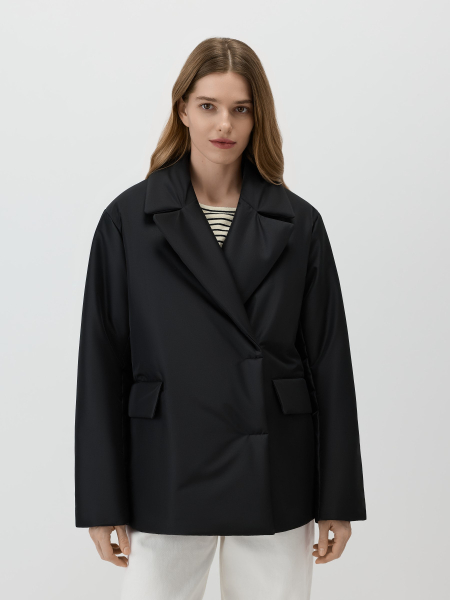 Двубортное полупальто Conso, цвет: Черный, SEM 260122 - черный купить онлайн