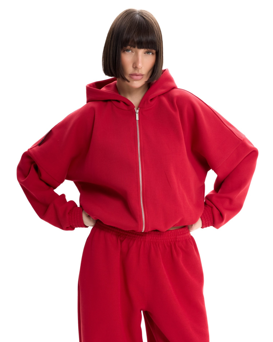 Костюм из облегченного вязаного футера Suborbia, цвет: красный, 006884 купить онлайн