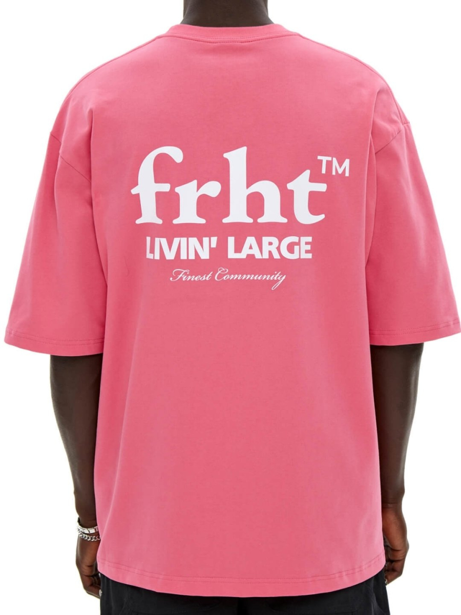 Футболка с принтом FRHT, цвет: розовый, TSLVNLPNK купить онлайн