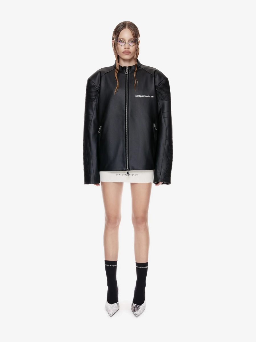 Оверсайз мотобомбер p.p.s., цвет: Черный, 1101.10.00.BLK купить онлайн