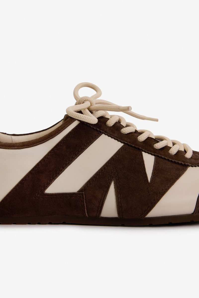 Кроссовки из натуральной кожи и замши Lera Nena, цвет: коричневый LN.501.18956.701 купить онлайн